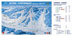 Vyn Rubachy, mapa - SKIPARK Vyn Rubachy